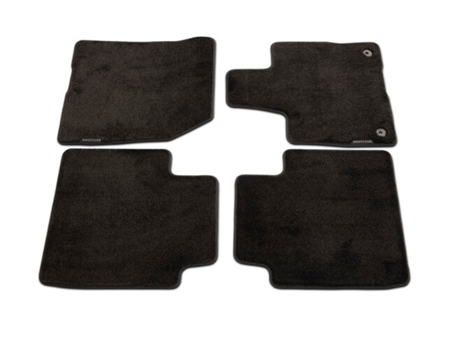 Nautilus 20242025 Premium Floor Mats, Black, 4Piece Set, 60 OZ