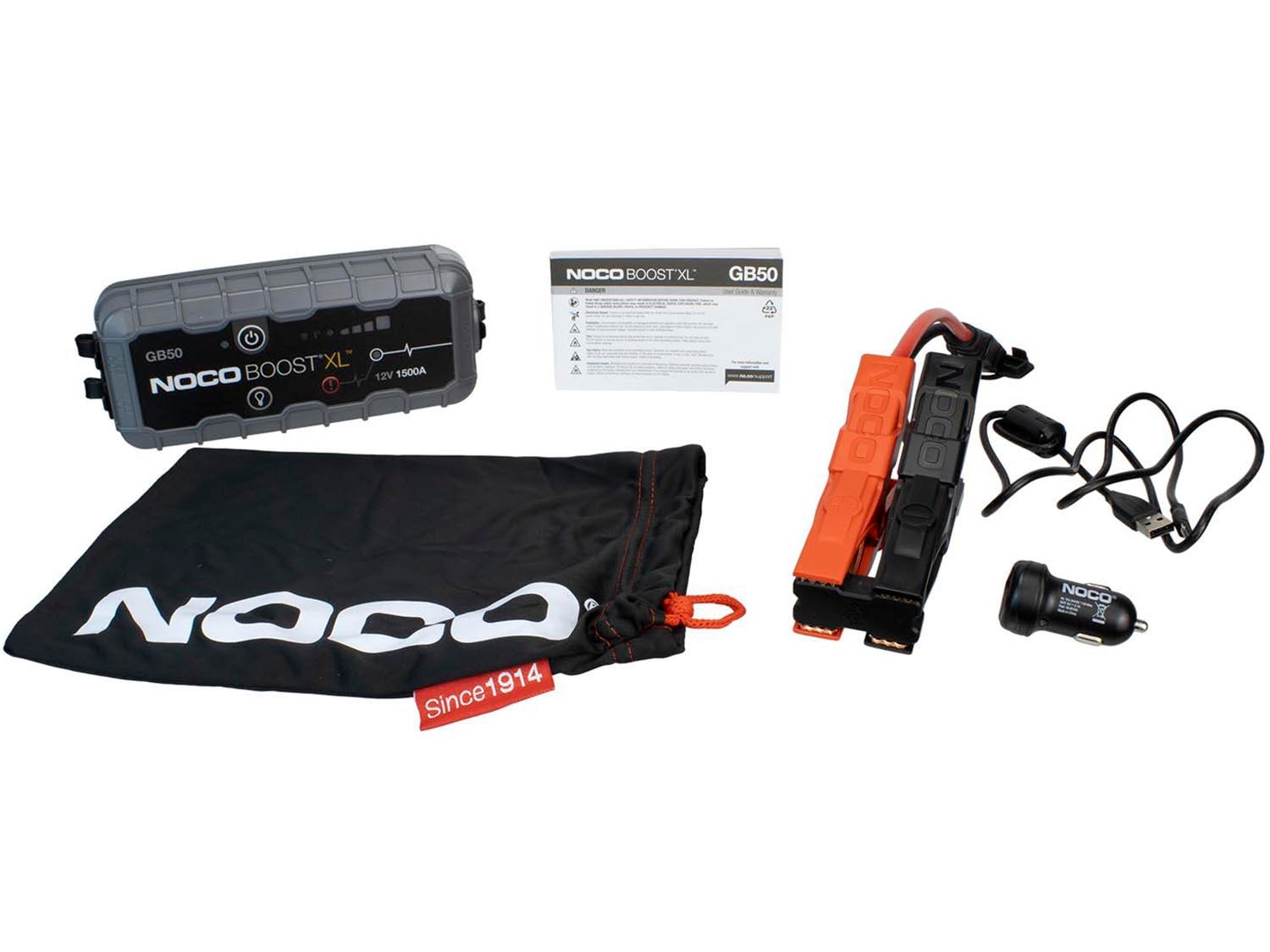 NOCO GB50 BOOST XL 12V 1500A UltraSafe Lithium Ion Portable Jump Starter